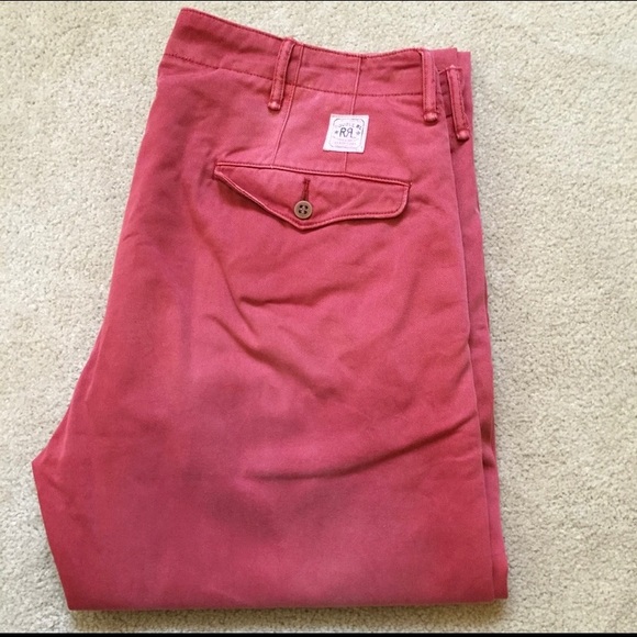 RRL Officer Cotton Chinos (Brick) - Picture 5 of 7